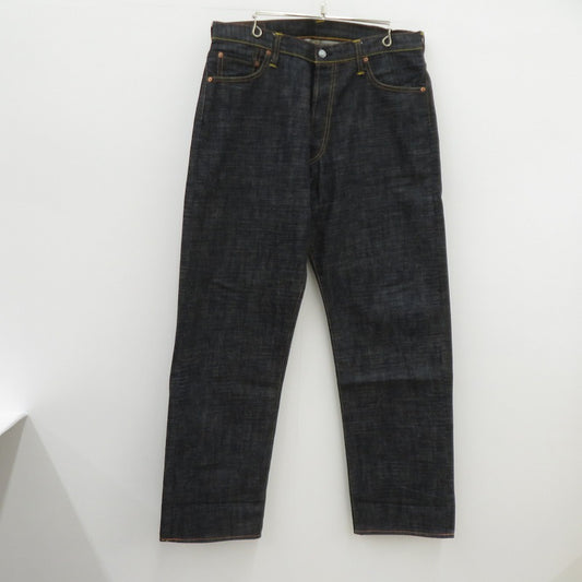 EVISU | エヴィス 虎 カモメ 刺繍 デニムパンツ 2001 サイズ:36×35 ネイビー【瀬戸大橋店】