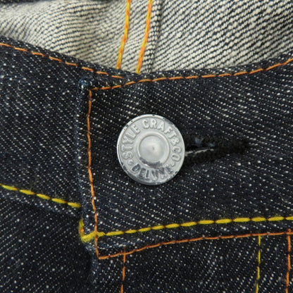 EVISU | エヴィス 虎 カモメ 刺繍 デニムパンツ 2001 サイズ:36×35 ネイビー【瀬戸大橋店】