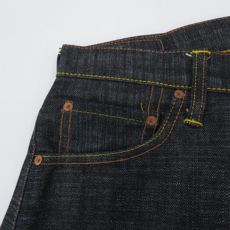 EVISU | エヴィス 虎 カモメ 刺繍 デニムパンツ 2001 サイズ:36×35 ネイビー【瀬戸大橋店】