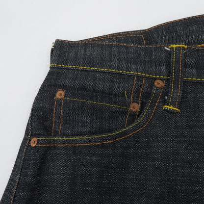 EVISU | エヴィス 虎 カモメ 刺繍 デニムパンツ 2001 サイズ:36×35 ネイビー【瀬戸大橋店】