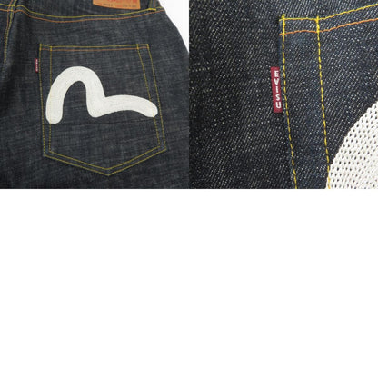 EVISU | エヴィス 虎 カモメ 刺繍 デニムパンツ 2001 サイズ:36×35 ネイビー【瀬戸大橋店】