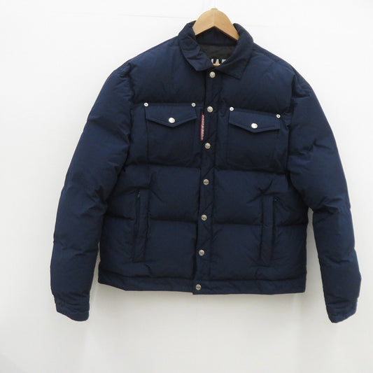 DSQUARED2 | ディースクエアード 20AW ダウンジャケット S74AM1097 ネイビー サイズ：54【瀬戸大橋店】