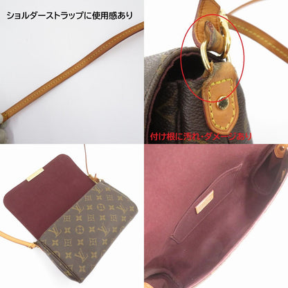 LOUIS VUITTON | ルイ・ヴィトン モノグラム フェイボリット MM ショルダーバッグ M40718 ブラウン【瀬戸大橋店】