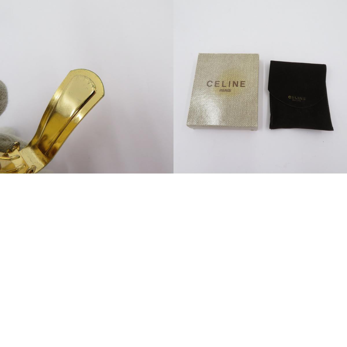 CELINE | セリーヌ ヴィンテージ ブローチ ゴールド【瀬戸大橋店】