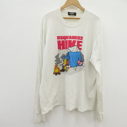 DSQUARED2 | ディースクエアード 22AW 長袖Ｔシャツ S71GD1196 ホワイト サイズ：XL【瀬戸大橋店】