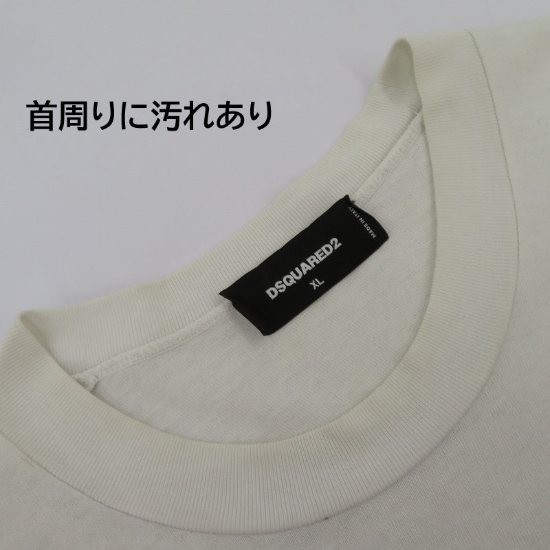 DSQUARED2 | ディースクエアード 22AW 長袖Ｔシャツ S71GD1196 ホワイト サイズ：XL【瀬戸大橋店】