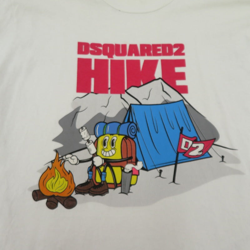 DSQUARED2 | ディースクエアード 22AW 長袖Ｔシャツ S71GD1196 ホワイト サイズ：XL【瀬戸大橋店】