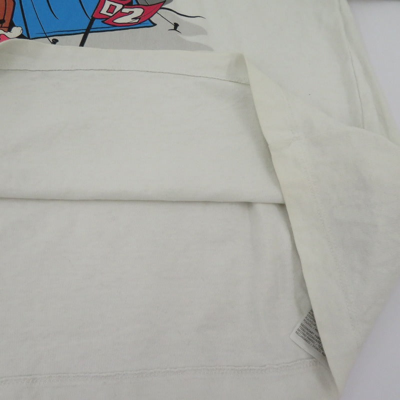 DSQUARED2 | ディースクエアード 22AW 長袖Ｔシャツ S71GD1196 ホワイト サイズ：XL【瀬戸大橋店】