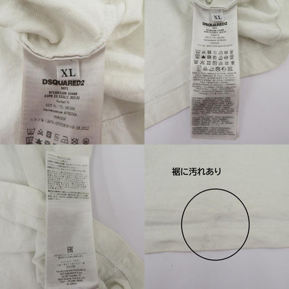 DSQUARED2 | ディースクエアード 22AW 長袖Ｔシャツ S71GD1196 ホワイト サイズ：XL【瀬戸大橋店】