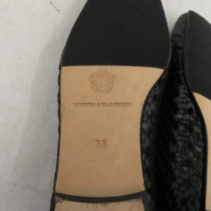 MELVIN&HAMILTON ELYSSA 25SS パンプス ブラック サイズ：38【瀬戸大橋店】