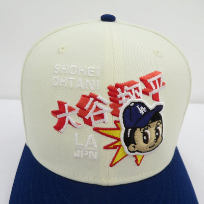 NEW ERA | ニューエラ 7 3/8 (58.7cm) × ロサンゼルス ドジャース 大谷翔平 キャップ サイズ：7 3/8(58.7cm) ホワイト【瀬戸大橋店】