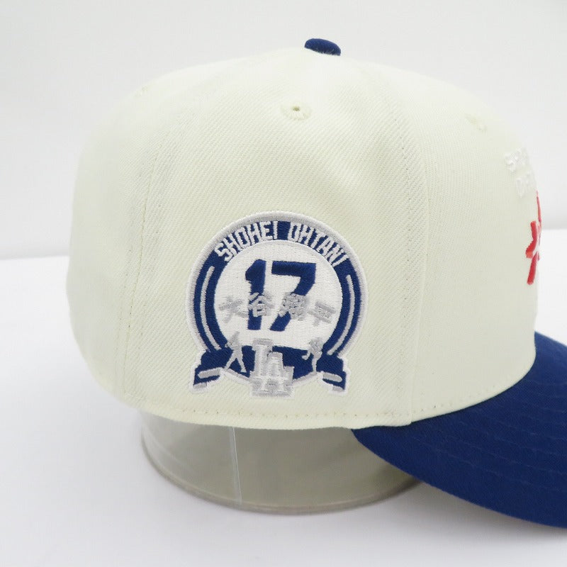 NEW ERA | ニューエラ 7 3/8 (58.7cm) × ロサンゼルス ドジャース 大谷翔平 キャップ サイズ：7 3/8(58.7cm) ホワイト【瀬戸大橋店】