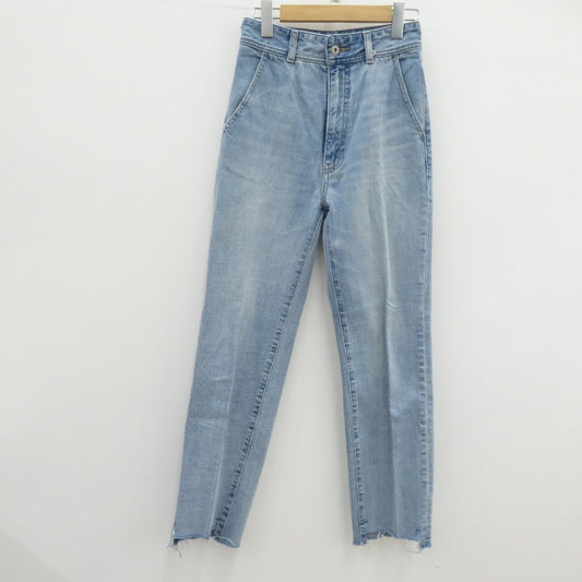 STYLEMIXER カットオフセンタープレスデニム デニムパンツ 500ISS11-0871-1 ブルー サイズ：S【瀬戸大橋店】
