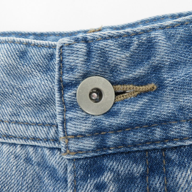 STYLEMIXER カットオフセンタープレスデニム デニムパンツ 500ISS11-0871-1 ブルー サイズ：S【瀬戸大橋店】