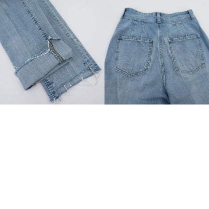 STYLEMIXER カットオフセンタープレスデニム デニムパンツ 500ISS11-0871-1 ブルー サイズ：S【瀬戸大橋店】