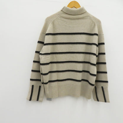 IENA | イエナ DAGMAR /STRIPE KNIT 21年 セーター 21-080-910-0013-3-0 ベージュ サイズ：FreeSize【瀬戸大橋店】