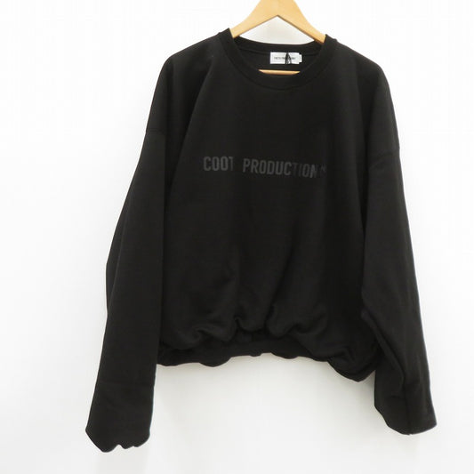 COOTIE | クーティー Swallow Rib Sweat Crew スウェット CTE-25A338 ブラック サイズ：L【瀬戸大橋店】