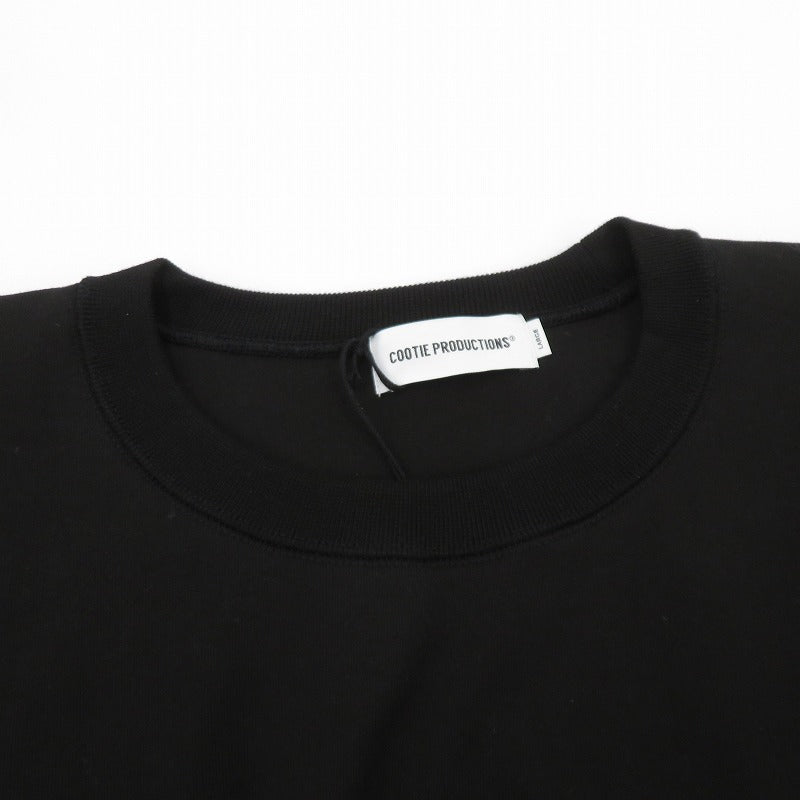 COOTIE | クーティー Swallow Rib Sweat Crew スウェット CTE-25A338 ブラック サイズ：L【瀬戸大橋店】