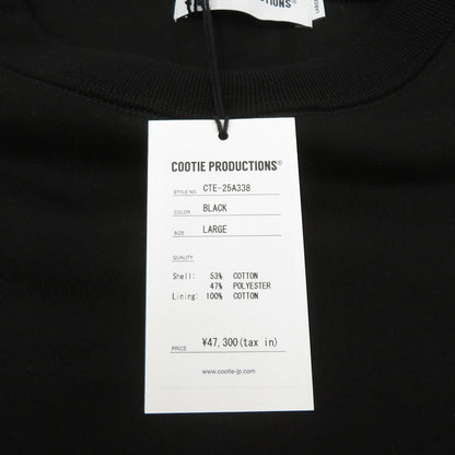 COOTIE | クーティー Swallow Rib Sweat Crew スウェット CTE-25A338 ブラック サイズ：L【瀬戸大橋店】