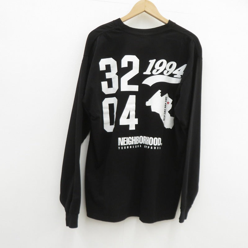 NEIGHBORHOOD | ネイバーフッド 25AW 長袖Ｔシャツ 252PCNH-LT10S ブラック サイズ：L【瀬戸大橋店】