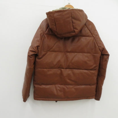 WEIRDO | ウィアード GOAT SKIN DOWN JACKET 'GROWN UP' レザー ダウンジャケット WRD-19-AW-01 ブラウン サイズ：S【瀬戸大橋店】