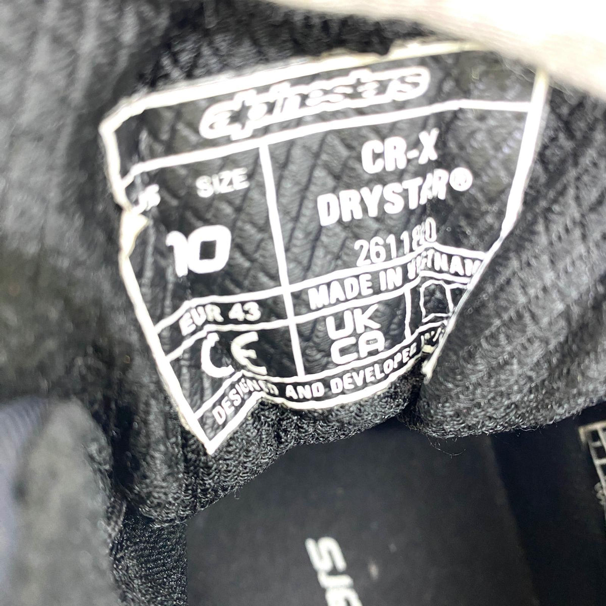 その他靴 【★加古川物流】中古 ジャンク アルパインスターズ CR-X Drystar ライディングシューズ.,【127】【127】【加古川物流】