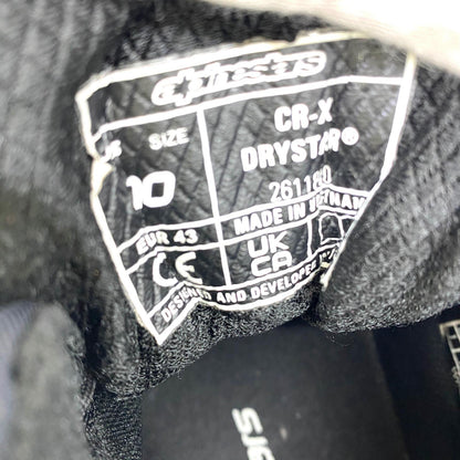 その他靴 【★加古川物流】中古 ジャンク アルパインスターズ CR-X Drystar ライディングシューズ.,【127】【127】【加古川物流】