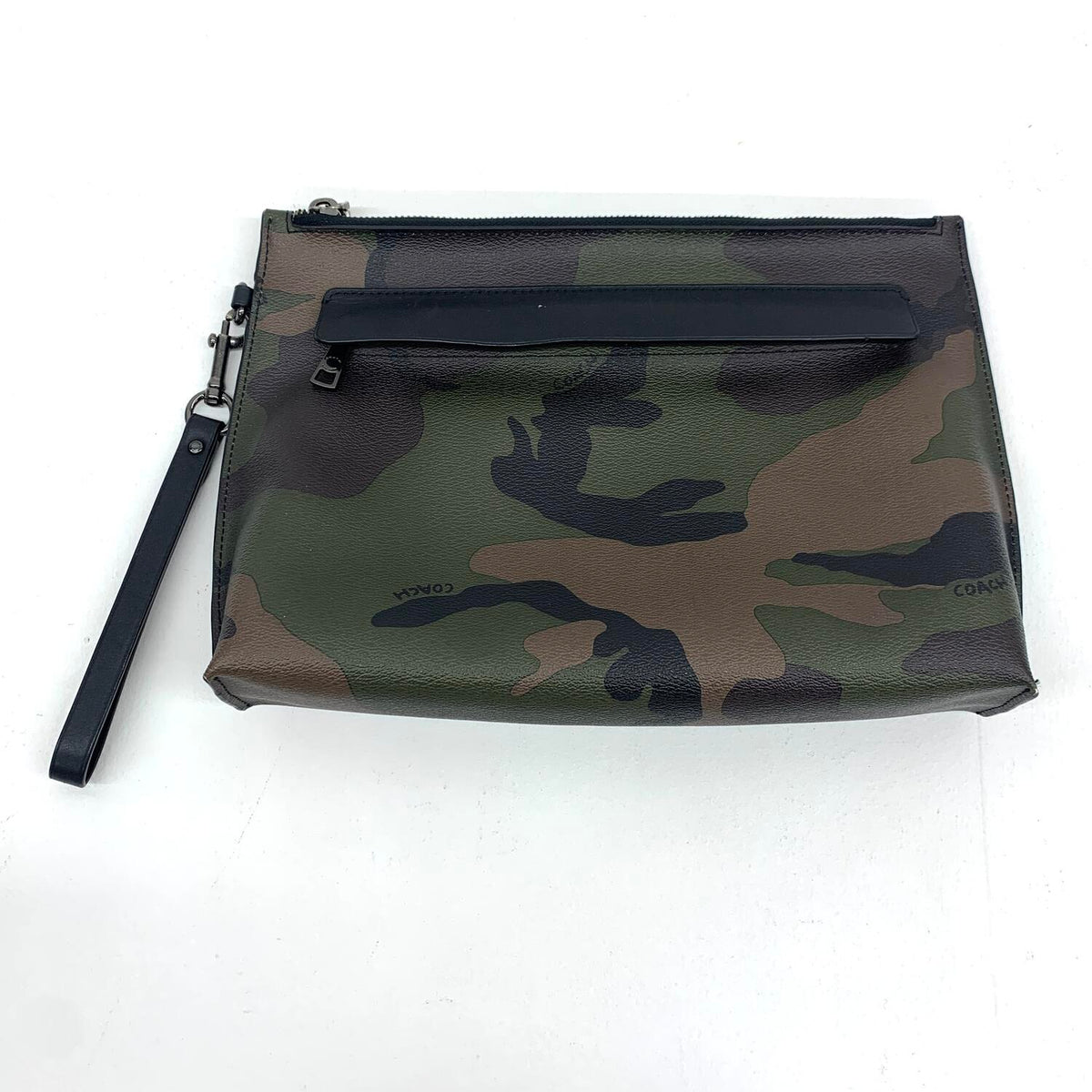 COACH コーチ クラッチバッグ 迷彩柄.,