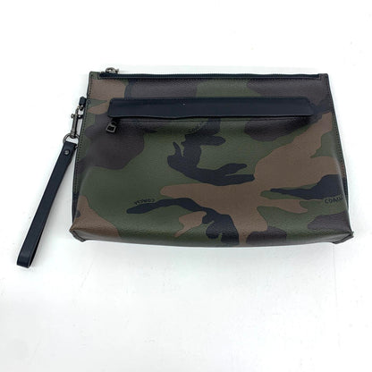 COACH コーチ クラッチバッグ 迷彩柄.,