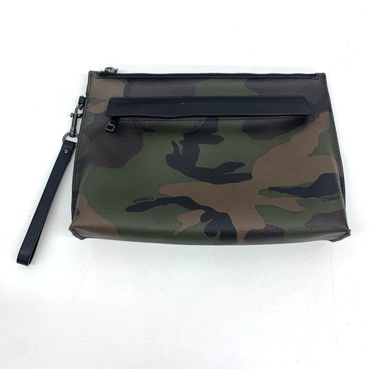 COACH コーチ クラッチバッグ 迷彩柄.,