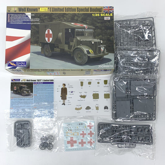 未組立 1/35 WW2 K2/Y 軍用救急車 Well Known KATY ウェル・ノウン・ケイティ 限定特装版 GEC35GM0070 ゲッコーモデル Gecko Models..