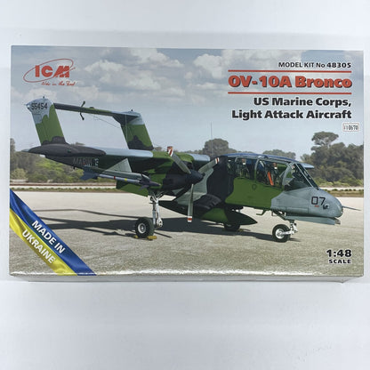未組立 1/48 アメリカ海兵隊 OV-10A ブロンコ軽攻撃機 / ICM [48305]..