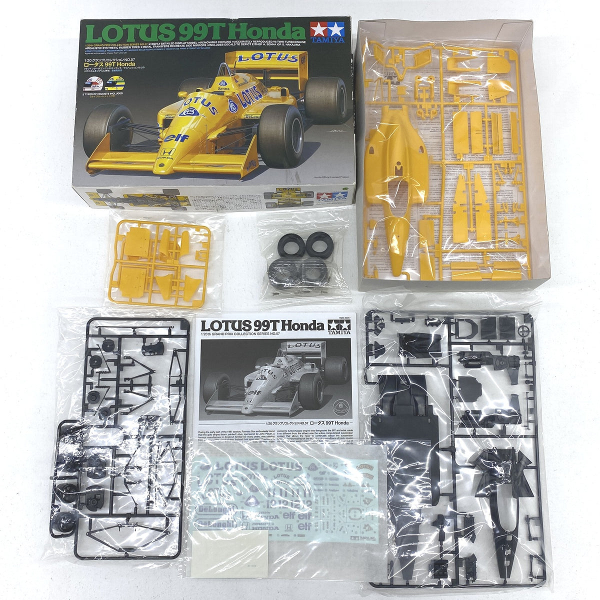 未組立 タミヤ 1/20 LOTUS 99T Honda グランプリコレクション No.57 [20057] TAMIYA ロータスホンダ アイルトン セナ 中嶋悟..