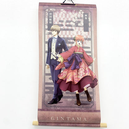 movic 銀魂 掛け軸B 神楽 沖田総悟 約30cm×65cm.