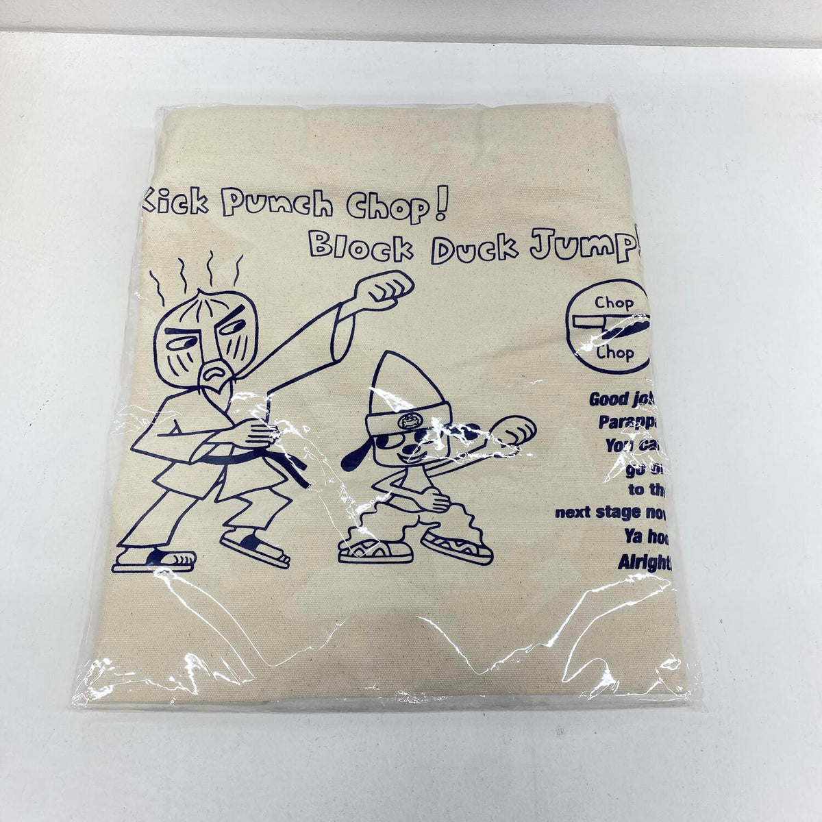 未開封 パラッパラッパー パラッパ＆タマネギ先生 BIGジップトートバッグ 1/2：