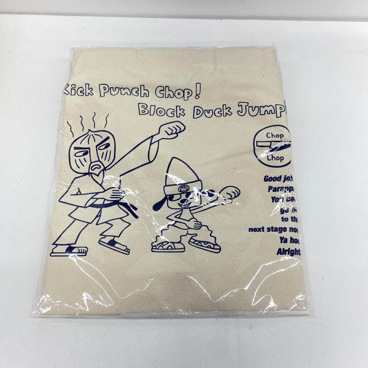 未開封 パラッパラッパー パラッパ＆タマネギ先生 BIGジップトートバッグ 1/2：