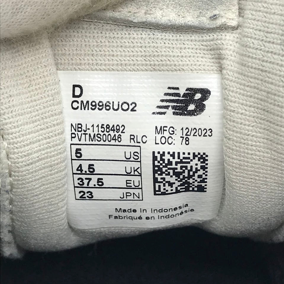 NEW BALANCE | ニューバランス スニーカー CM996UO2 グレー 23cm【倉吉店】