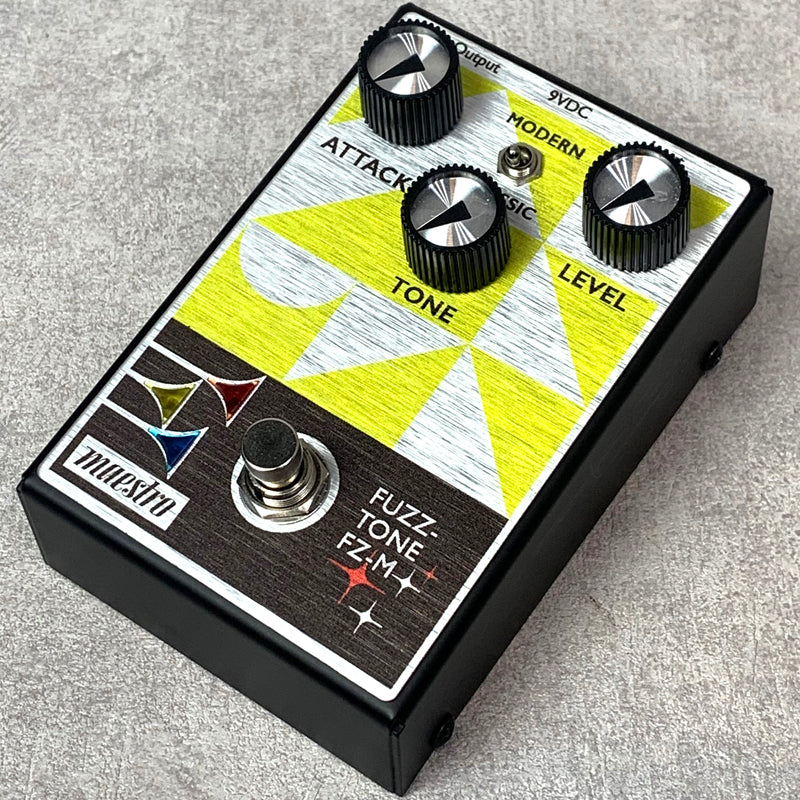 Maestro | マエストロ Fuzz Tone FZ-M 楽器 その他エフェクター 【送料無料】Maestroがついに復活、レトロな筐体から繰り出される荒々しくブーミーなファズ【箱・説明書付き】【加古川店】