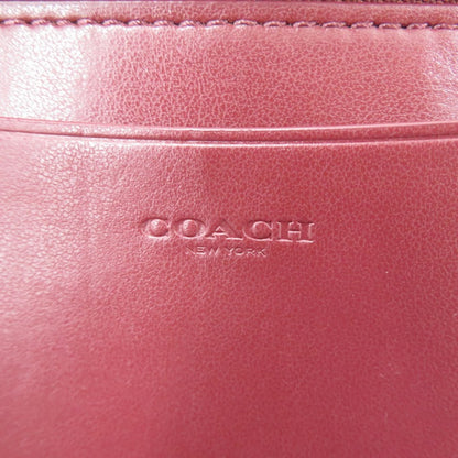 COACH | コーチ ﾚｻﾞｰｸﾘｯﾀｰｼｸﾞﾈﾁｬｰ 長財布 ｱｳﾄﾚｯﾄ・f80222 ブラウン【瀬戸大橋店】