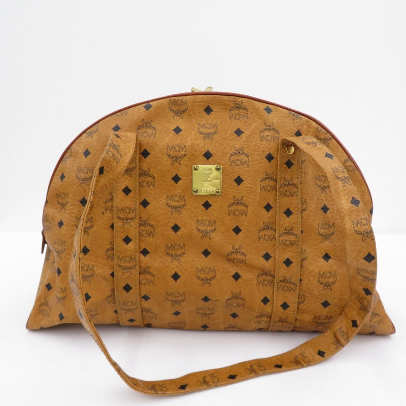 MCM | エム・シー・エム ヴィセトス ボストンバッグ ブラウン【瀬戸大橋店】