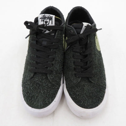 NIKE SB | ナイキエスビー STUSSY×BLAZER LOW スニーカー BQ6449-001 グリーン【瀬戸大橋店】