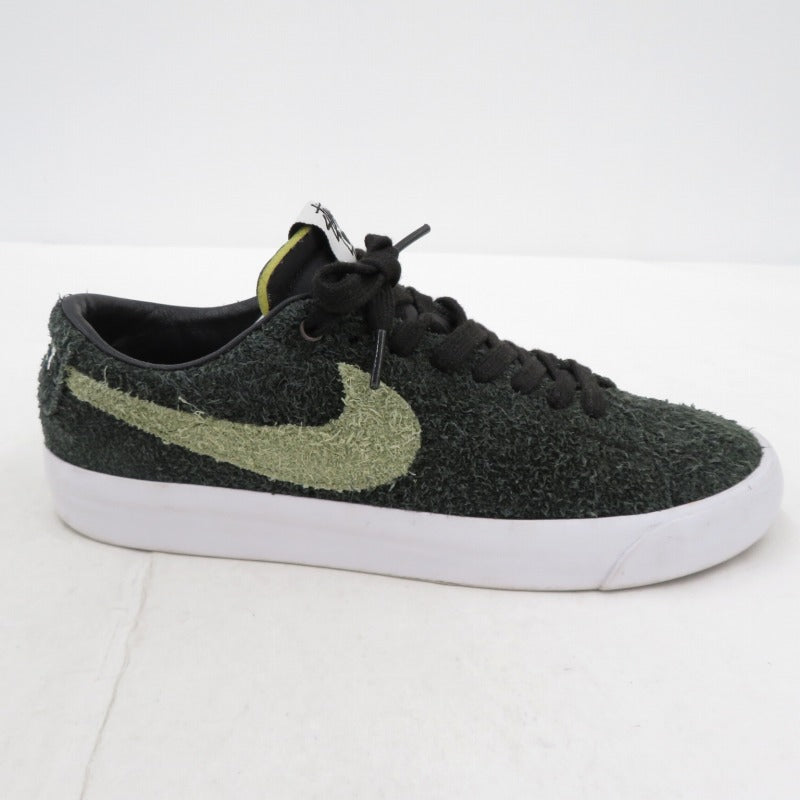 NIKE SB | ナイキエスビー STUSSY×BLAZER LOW スニーカー BQ6449-001 グリーン【瀬戸大橋店】