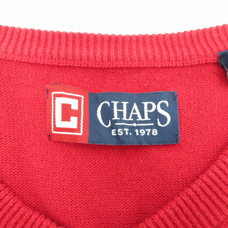 CHAPS RALPHLAUREN | チャプスラルフローレン ベスト レッド サイズ：XXL【瀬戸大橋店】