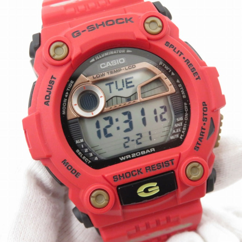 CASIO | カシオ 七福神ﾓﾃﾞﾙ｢恵比寿ﾓﾃﾞﾙ｣ 腕時計 G-7900SLG レッド【瀬戸大橋店】