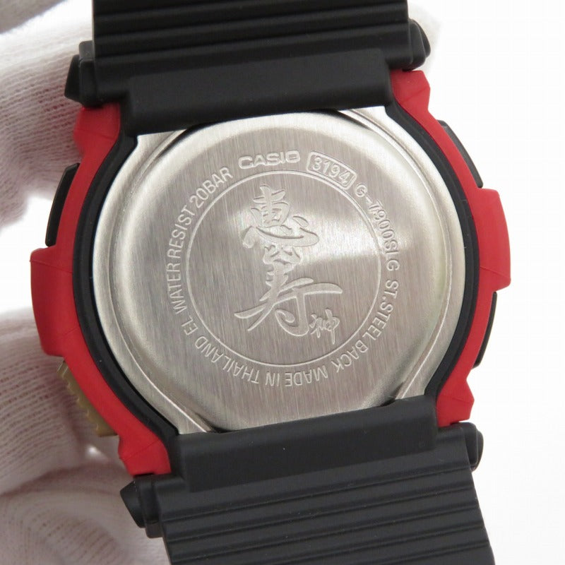 CASIO | カシオ 七福神ﾓﾃﾞﾙ｢恵比寿ﾓﾃﾞﾙ｣ 腕時計 G-7900SLG レッド【瀬戸大橋店】