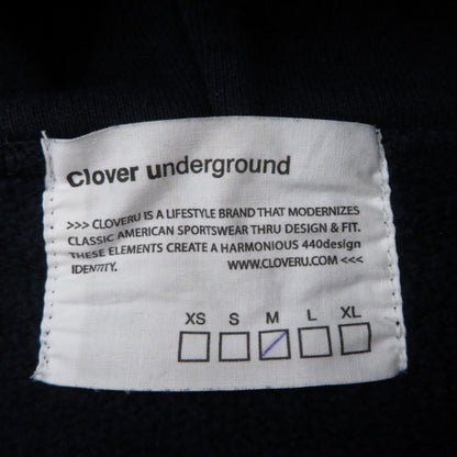 Wide Sweat Hood Cloveru Logo パーカー CLFW-2204 ネイビー サイズ：M【瀬戸大橋店】
