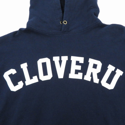 Wide Sweat Hood Cloveru Logo パーカー CLFW-2204 ネイビー サイズ：M【瀬戸大橋店】