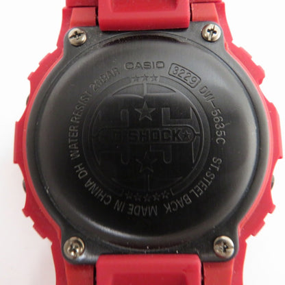 G-SHOCK | ジーショック 35周年記念スペシャルモデル 腕時計 DW-5635C-4JR レッド【瀬戸大橋店】