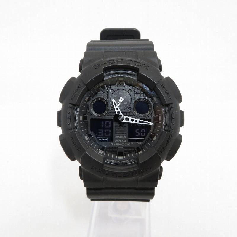 G-SHOCK | ジーショック 腕時計 GA-100 ブラック【瀬戸大橋店】
