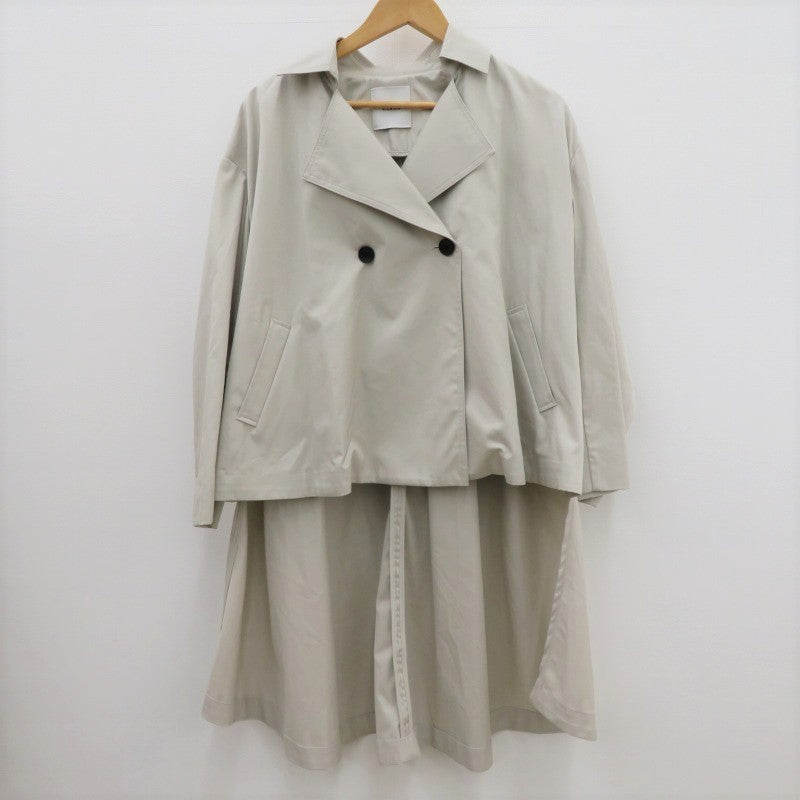 CLANE | クラネ BACK LONG FLARE COAT その他アウター グレー サイズ：1【瀬戸大橋店】